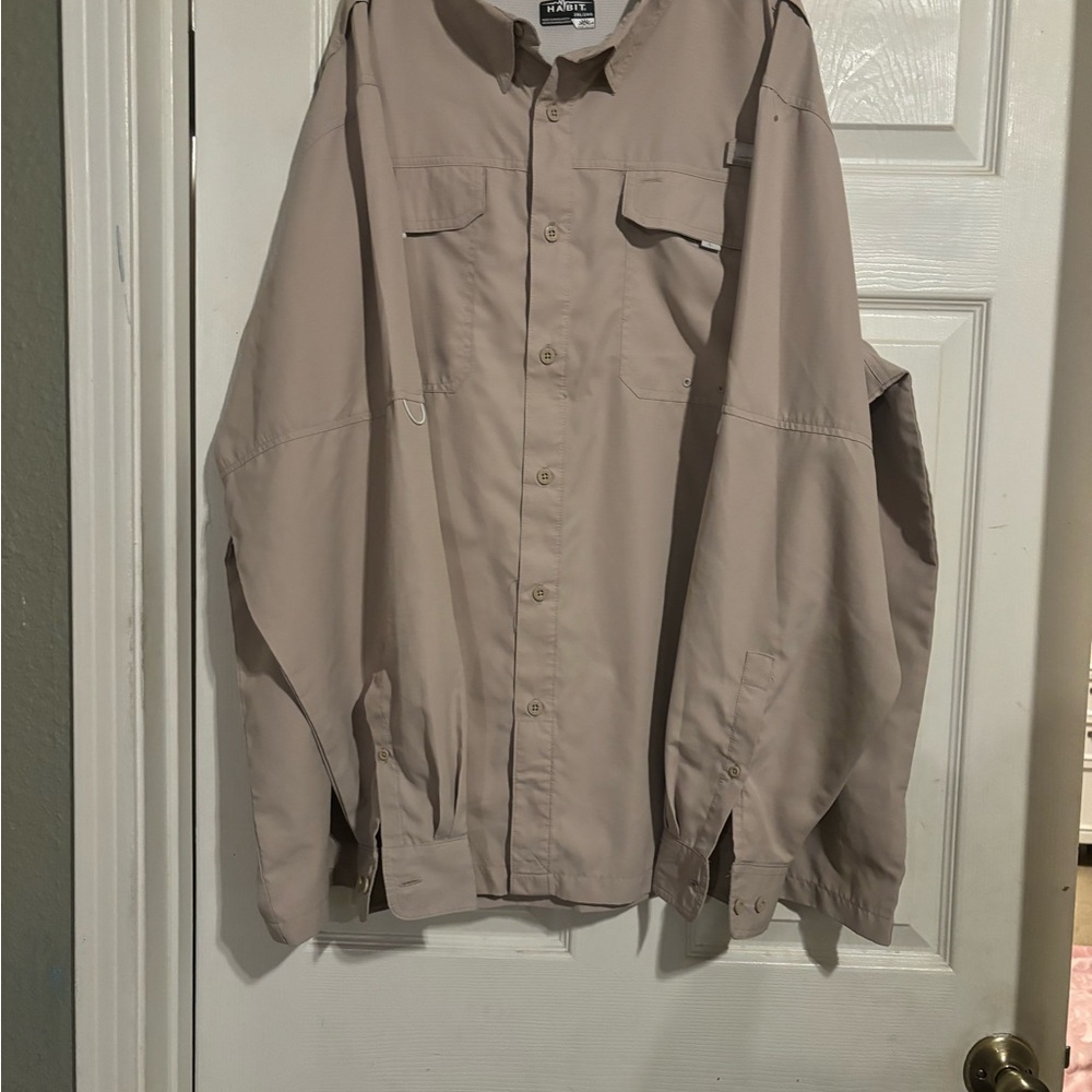 #HABlT Beige Long Sleeve Shirt - Picture 2 of 6